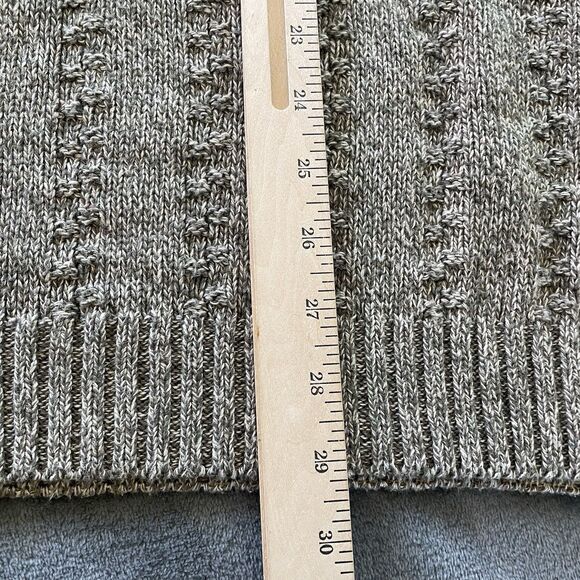 Vintage Trader Bay Sweater Mens XLT Tall Brown Grandpa Aztec Fair Isle Chunky - Picture 5 of 6